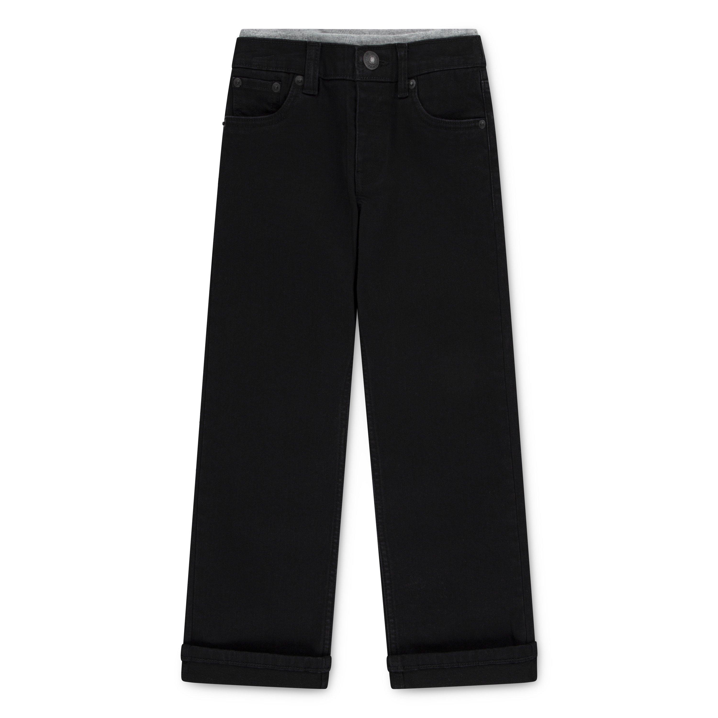Levi's Little Boys' Murphy Pull On Pants - Black - BLACK